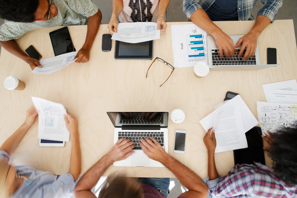 Staff in Meeting